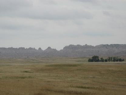 Luke decided to view the Badlands from a safe distance.