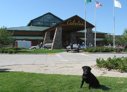 Luke knows Clarke likes to shop at Cabela's in Mitchell, SD.