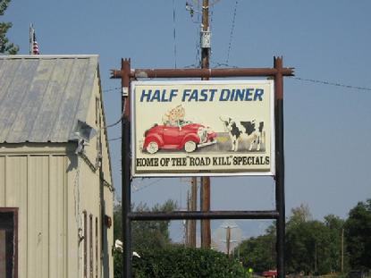 There's something for everyone at the Half Fast Diner in Powell, Wyoming.
